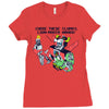 lion mouth hands Ladies Fitted T-Shirt