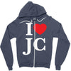 i love jesus christ Zipper Hoodie