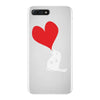 bird love heart animal graph note music party pop art gift iPhone 7 Plus Case