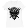 skull Ladies Fitted T-Shirt