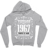 vintage made in 1967 perfectly aged a living legend Zipper Hoodie
