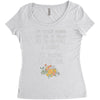 ice cream or a felony Women's Triblend Scoop T-shirt
