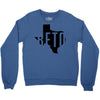 Beto Texas Map Crewneck Sweatshirt