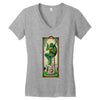 here lies shredder Women's V-Neck T-Shirt