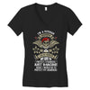I'm A Veteran Grandpa T Shirt Women's V-Neck T-Shirt