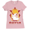 Super Saiyan Goku DBZ Ladies Fitted T-Shirt