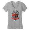 grandma fire trucks Women's V-Neck T-Shirt