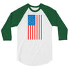 american flag 3/4 Sleeve Shirt