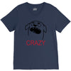 crazy (2) V-Neck Tee