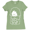 snow man Ladies Fitted T-Shirt