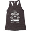 I Am One Blessed Momma Racerback Tank