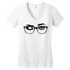 glasses Women's V-Neck T-Shirt