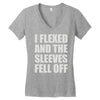 weight lifting gym fitness training Women's V-Neck T-Shirt