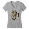 dragon freedom Women's V-Neck T-Shirt