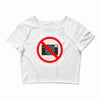 no photos please Crop Top