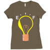 running out of bright ideas Ladies Fitted T-Shirt