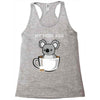 my puns are Racerback Tank