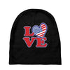 star spangled hammered Baby Beanies