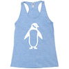 penguin funny Racerback Tank