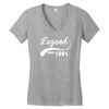 legend since 1991 Women's V-Neck T-Shirt