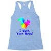 i want your nuts Racerback Tank
