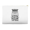 I Am A March Women Accessory Pouches