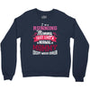 running mommy white Crewneck Sweatshirt