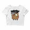 pirates face Crop Top