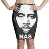 nas face Pencil Skirts