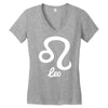 leo zodiac Women's V-Neck T-Shirt