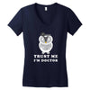 Trust Me i'm Doctor Women's V-Neck T-Shirt