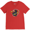 shiny V-Neck Tee