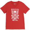 death to all but metal V-Neck Tee