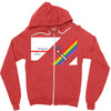 rainbow connection Zipper Hoodie