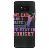 my cat and i stay in tonight Samsung Galaxy S8