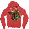 power critters Zipper Hoodie