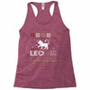 santa leo christmas ugly t shirts Racerback Tank