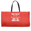 what part of sign language don't you understand Weekender Totes