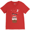 christmas chimney V-Neck Tee