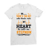 There's This Boy Who Stole My Heart He Calls Me Stepmom Ladies Fitted T-Shirt