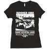 camp crystal lake summer 1980 Ladies Fitted T-Shirt