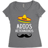 adios Bitchachos Women's Triblend Scoop T-shirt
