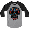 loco coco skul 3/4 Sleeve Shirt