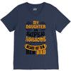 My Daughter Super Awesome Dad V-Neck Tee