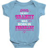 The Best Grammy Was Born In February Baby Onesie