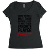 my favorite player Women's Triblend Scoop T-shirt