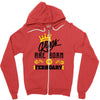 Kings Are Born In February Zipper Hoodie