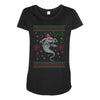 neverending christmas Maternity Scoop Neck T-shirt