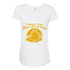 i have the body of a god Maternity Scoop Neck T-shirt
