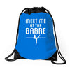 meet me at the barre ballet shoes funny Drawstring Bags